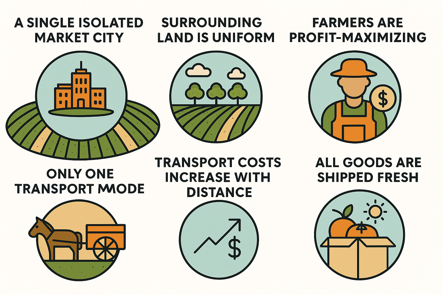 Von Thünen agricultural classification geography